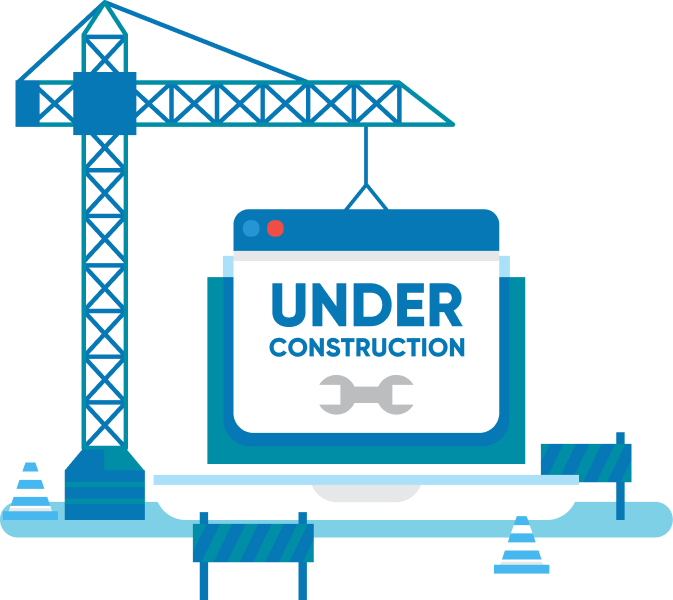 Under construction — we'll be back soon